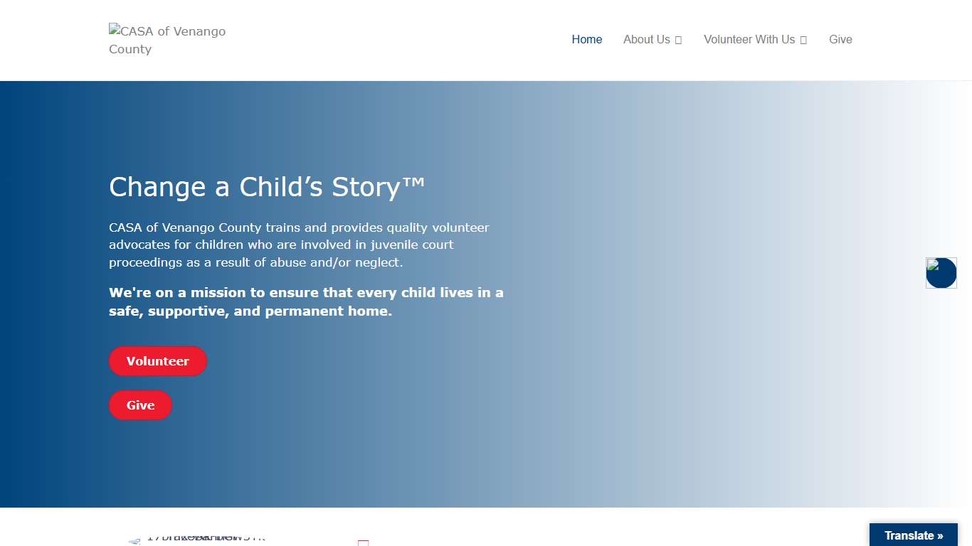 CASA of Venango County – Change a Child’s Story